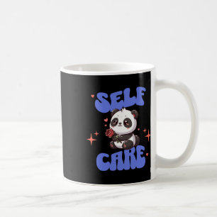 Taza De Café Rosa tradicional Panda Pegatina