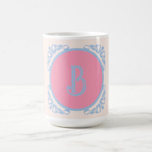 Taza De Café Rosa y azul personalizados