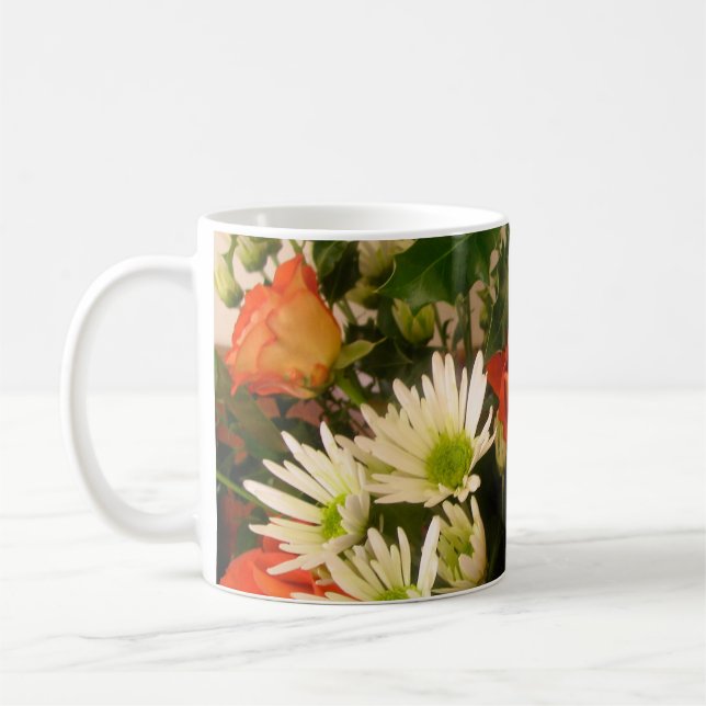 Taza De Café Rosa y Daisy Mug (Izquierda)
