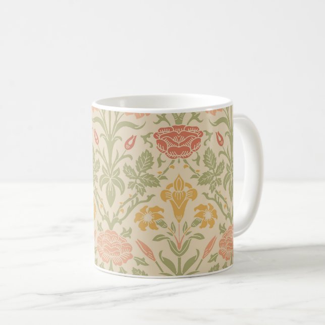 Taza De Café Rosa y Lily (Anverso derecho)