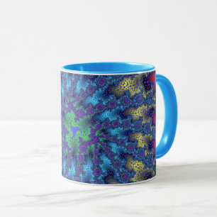 Taza de café rosada de encargo de la explosión d