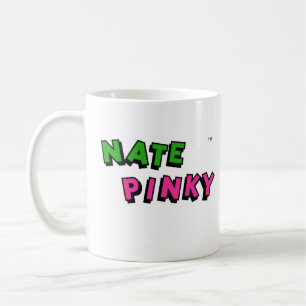 Taza de café rosada de Nate