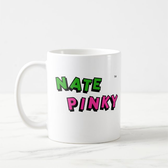 Taza de café rosada de Nate (Izquierda)