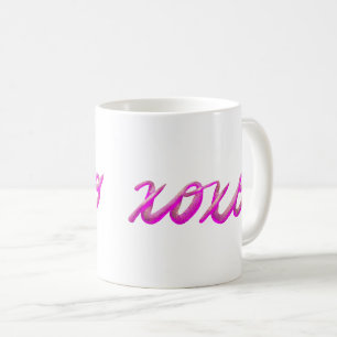 Taza De Café rosado xoxo
