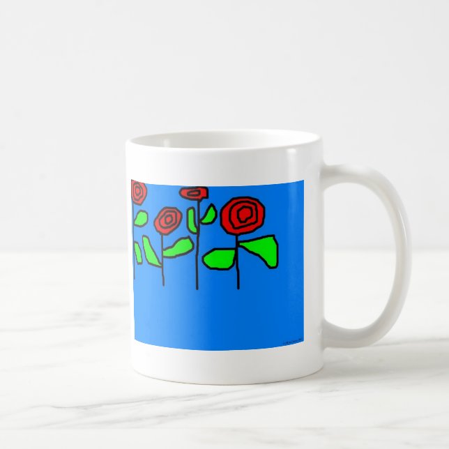 Taza De Café Rosas (Derecha)