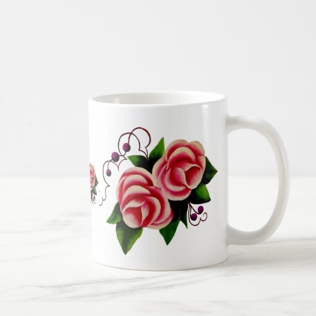 Taza De Café Rosas (Derecha)