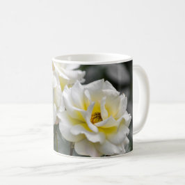 Taza de café - Rosas Blancas