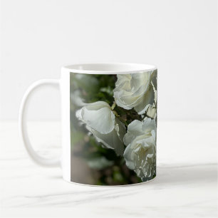 Taza De Café Rosas blancas de bonito
