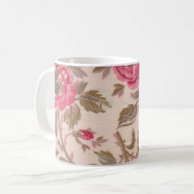 Taza De Café rosas de 1887 (Anverso izquierdo)