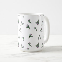 Taza De Café Rosas de Bourgeons de fleurs
