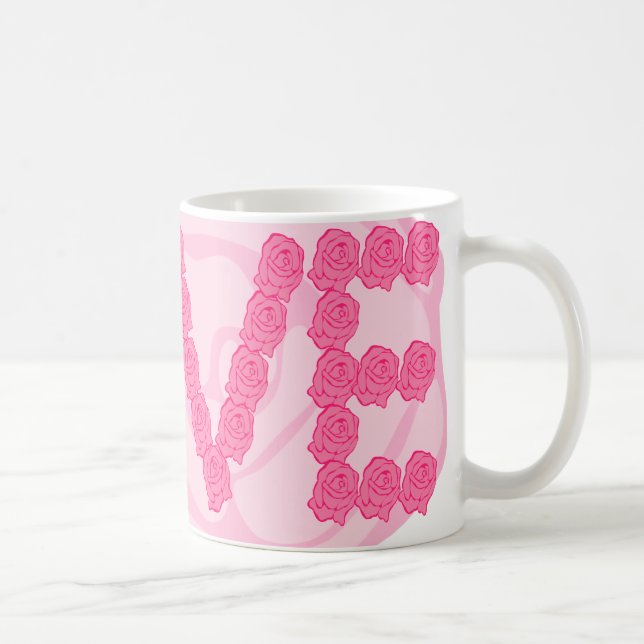 Taza De Café Rosas del amor (Derecha)