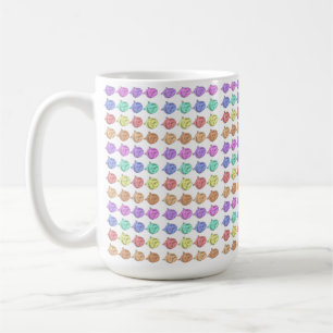 Taza De Café Rosas del arcoiris