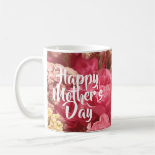 Taza De Café Rosas del corazón del Día de la Madre