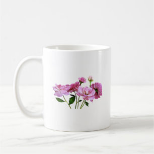 Taza De Café Rosas en miniatura rosa
