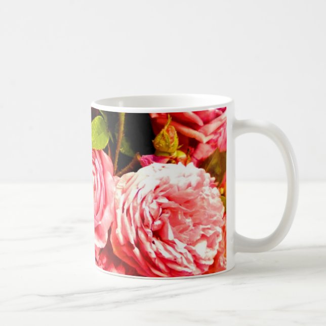 Taza De Café rosas persas 2 (Derecha)