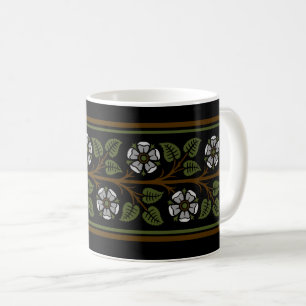 Taza De Café Rosas plateados Coffee Mug