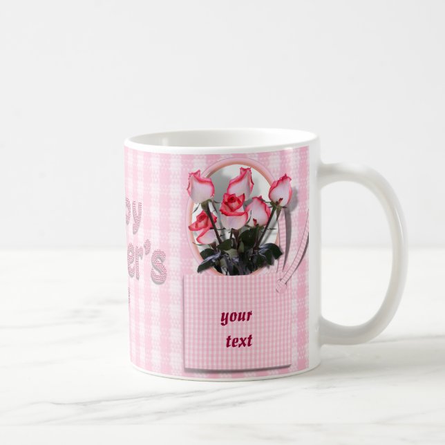 Taza De Café Rosas por alguien especial en el Día de la Madre (Derecha)