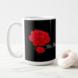 Taza De Café Rosas Rojas 