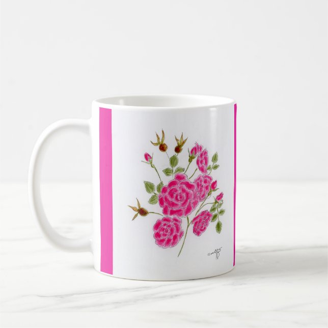Taza De Café Rosas rojas (Izquierda)