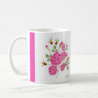 Taza De Café Rosas rojas en una taza.