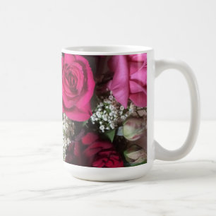 Taza De Café Rosas Románticas