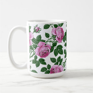 Taza De Café Rosas rosadas
