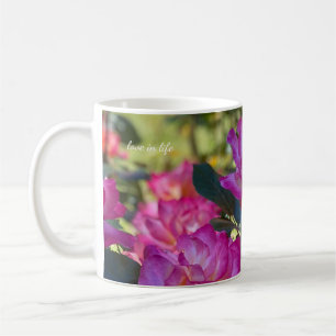 Taza De Café Rosas Rosadas Hermosas