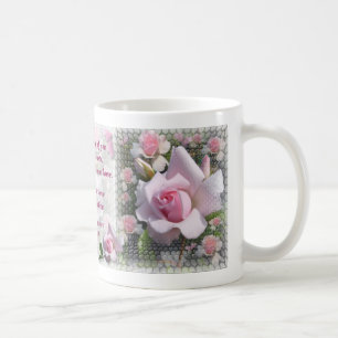 Taza De Café rosas rosadas para mamá