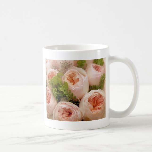 Taza De Café Rosas rosas preciosas (Derecha)