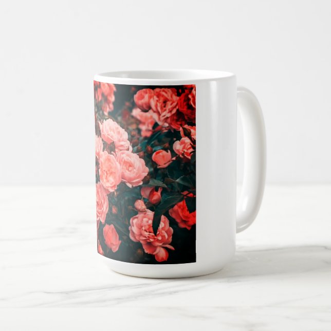 Taza De Café rosas rosas rosas (Anverso derecho)