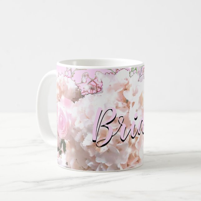 Taza De Café Rosas rosas rosas rosas rosas rojas de encaje blan (Anverso izquierdo)