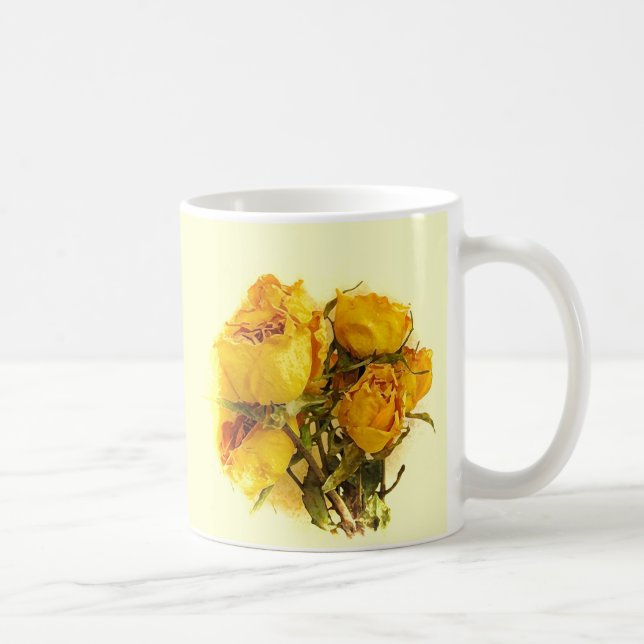 Taza De Café Rosas secos (Derecha)