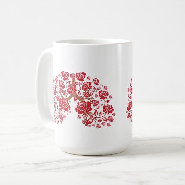 Taza De Café Rosas y esperanza (Anverso izquierdo)