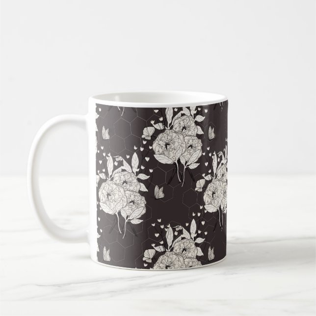 Taza De Café Rose Bouquet (Izquierda)