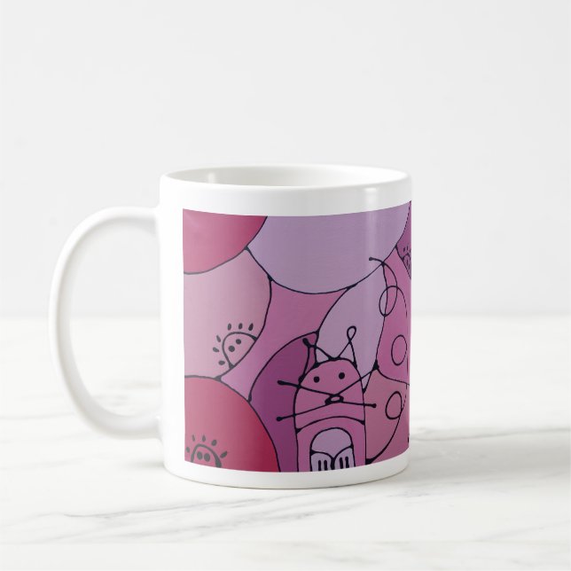 Taza De Café Rose cat (Izquierda)