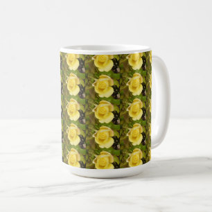 Taza De Café Rosebud amarillo