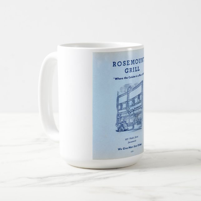 Taza De Café Rosemount Grill Menu Mug (Anverso izquierdo)