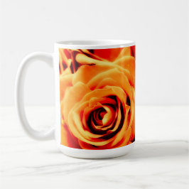Taza De Café Roses amarillos de energía 15oz Classic Mug