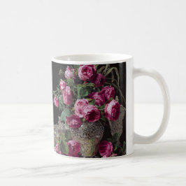 Taza De Café Roses - Ferdinand Georg Walmuller