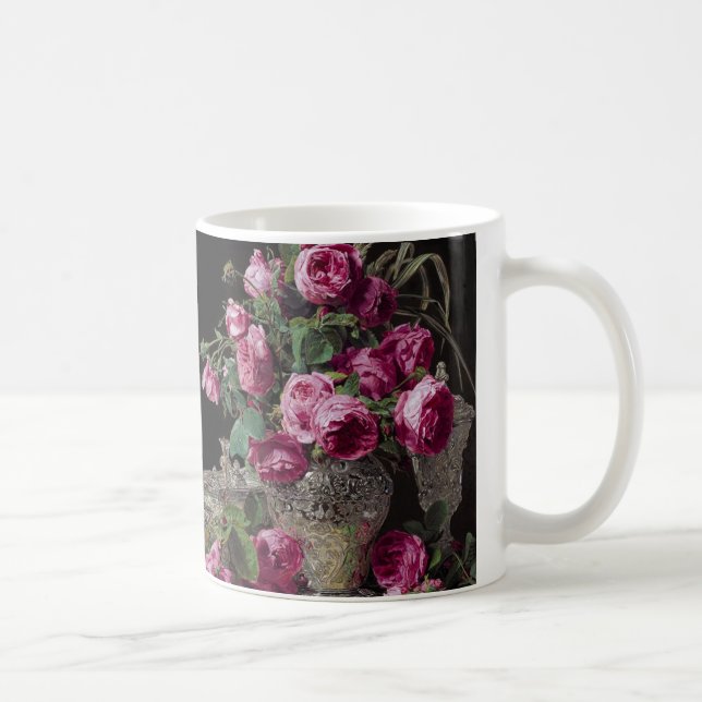 Taza De Café Roses - Ferdinand Georg Walmuller (Derecha)