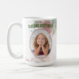 Taza De Café Roses rojas con problemas escribiendo en papel