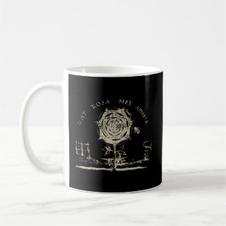 Taza De Café Rosicrucian Emblem Dat Rosa Mel Apibus Hermetic