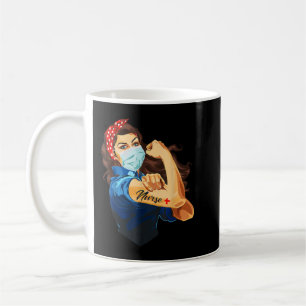 Taza De Café Rosie The Riveter - Camiseta de la enfermera