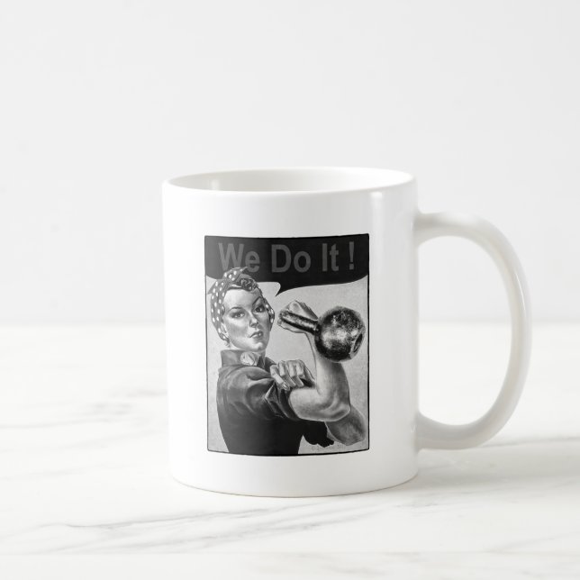 Taza De Café Rosie the Riveter Kettlebell Mug (Derecha)
