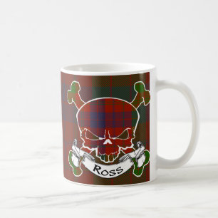 Taza De Café Ross Tartan Skull