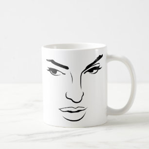 Taza De Café Rostro de Mujer
