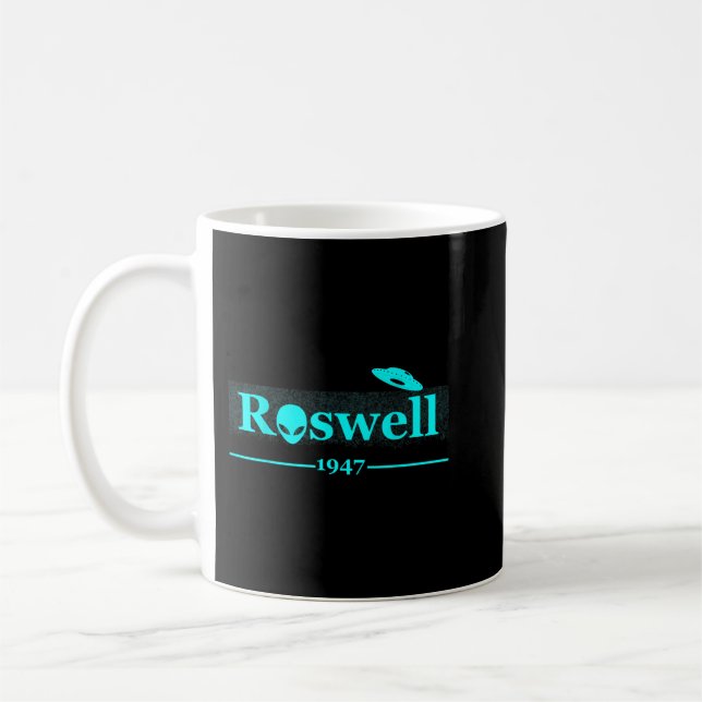 Taza De Café Roswell 1947 Alien UFO Nuevo México Creyentes rega (Izquierda)