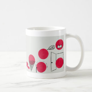Taza De Café Rote, lustige Brechpunkte auf einer Tasse
