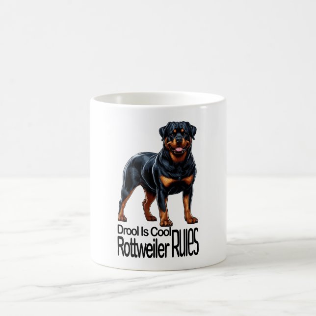 Taza De Café Rottweiler (Centro)