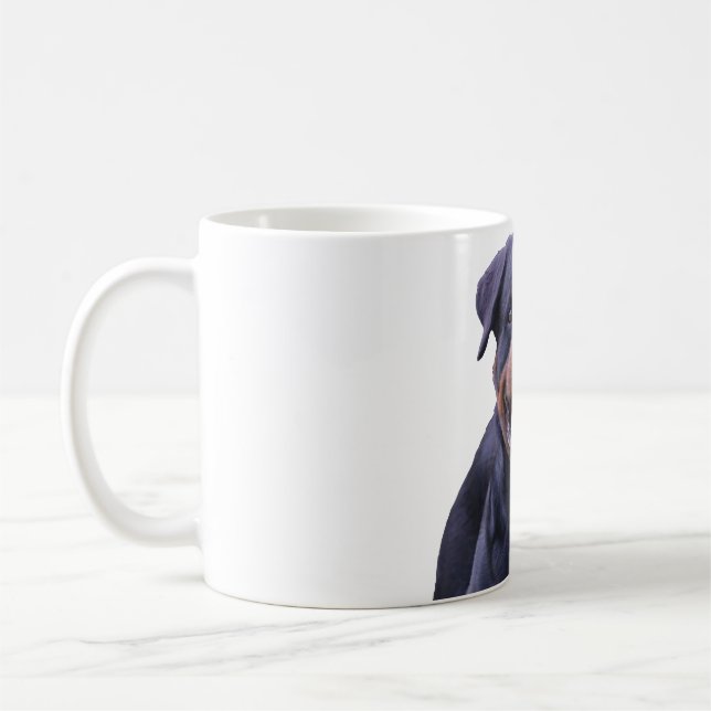 Taza De Café Rottweiler (Izquierda)